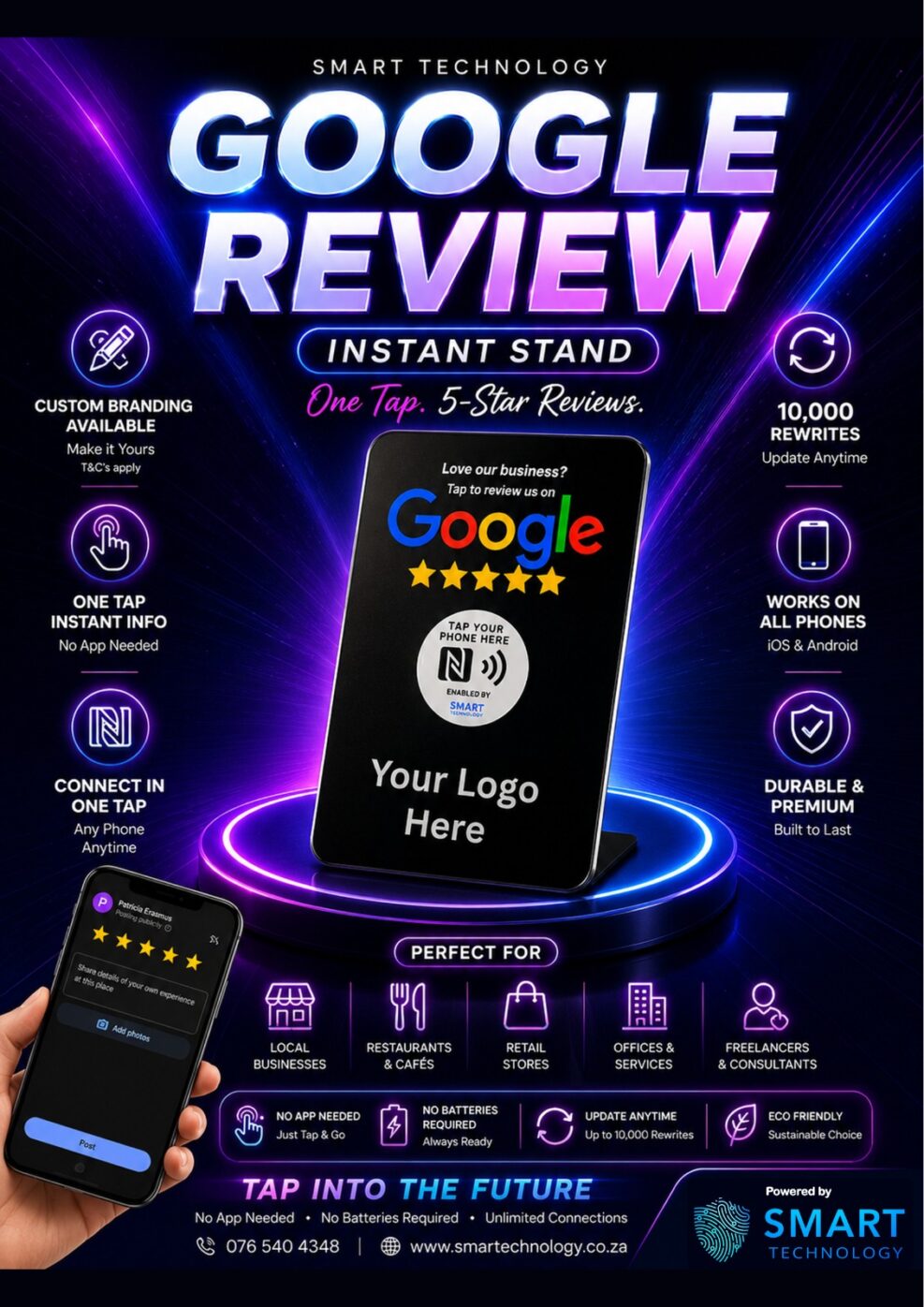 SMART Google Review Stand